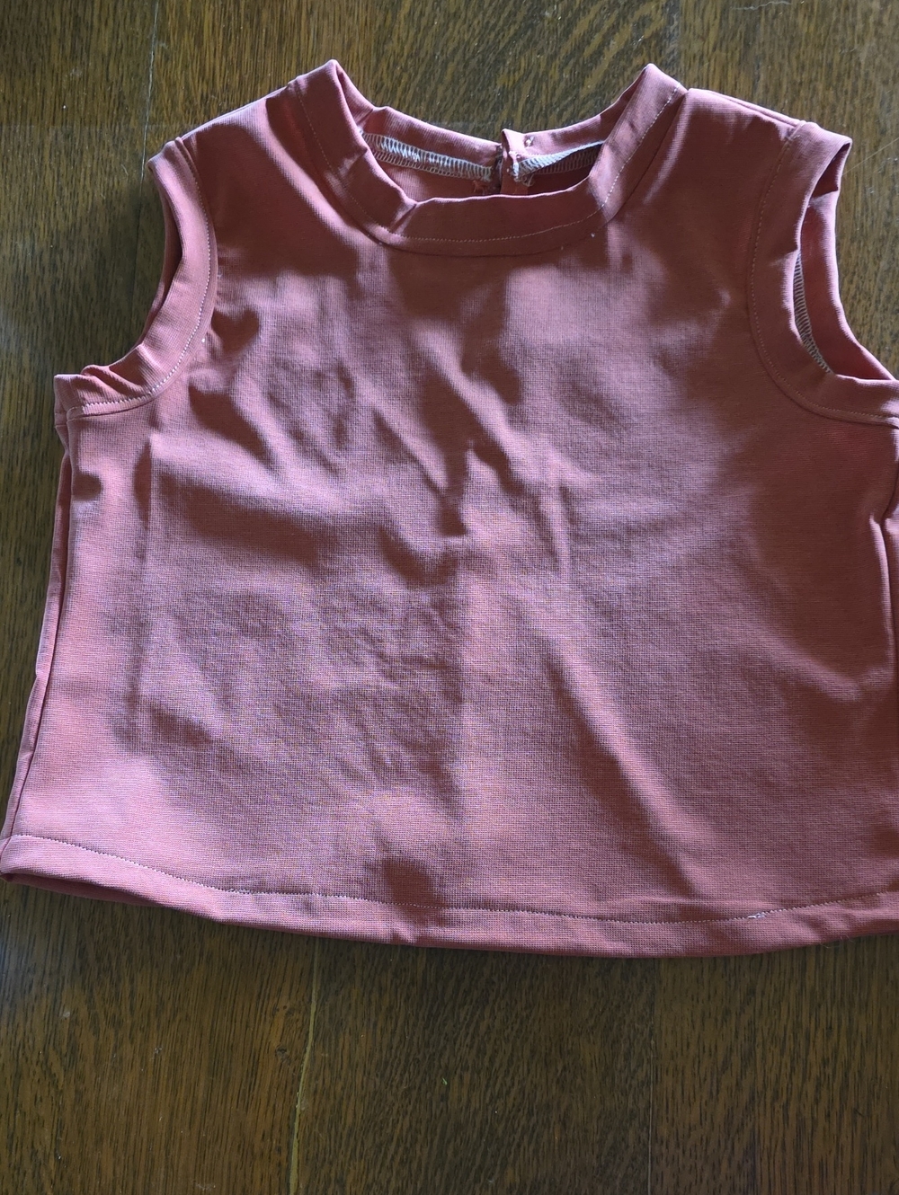 Girls' Sleeveless Tank Top in Dusty Rose - Soft Everyday Style